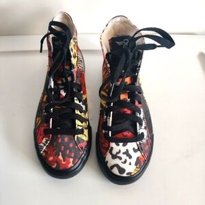 Creative Recreation Zues Hi Animal Print Sneakers Size 3.5